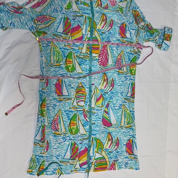 Lilly Pulitzer Camie Dress You Gotta Regatta Size Large, Style 32470, EUC!!! - Picture 9 of 10